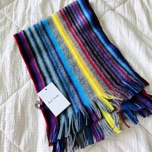 Paul Smith Design Wool Scarf